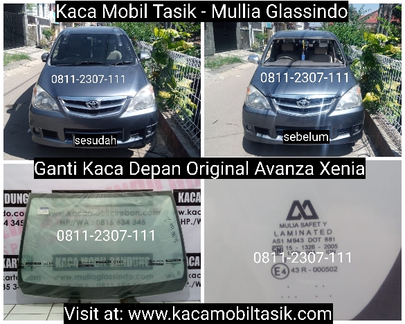Ganti Kaca Mobil Depan Original Avanza Xenia di Tasikmalaya Ciamis Banjar Pangandaran Cilacap