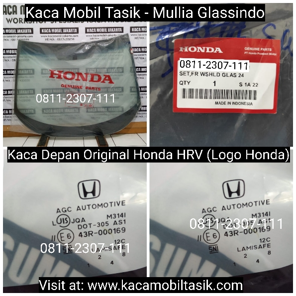 Jual kaca Mobil Depan Original Honda HRV di Tasikmalaya Ciamis Banjar Pangandaran Garut Cilacap