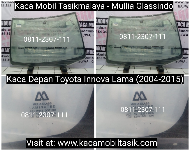Jual Kaca Mobil Depan Toyota Innova di Tasikmalaya Ciamis Pangandaran Banjar Cilacap